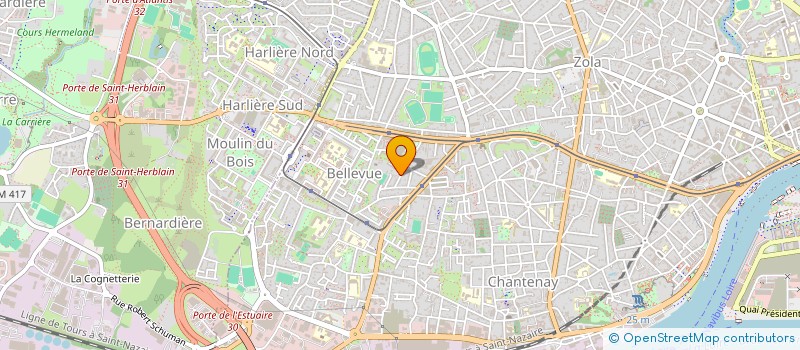 localisation de l'entreprise G. MAYA à NANTES