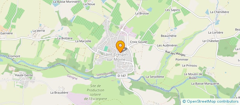 localisation de l'entreprise G-MEA à SEVREMOINE