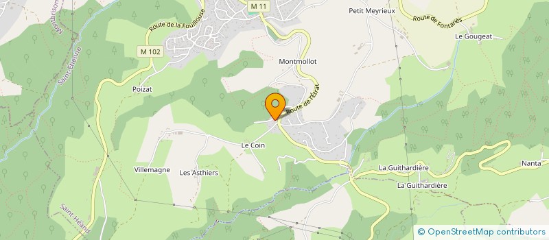 localisation de l'entreprise G.MECA FONCIER  SAINT-HEAND