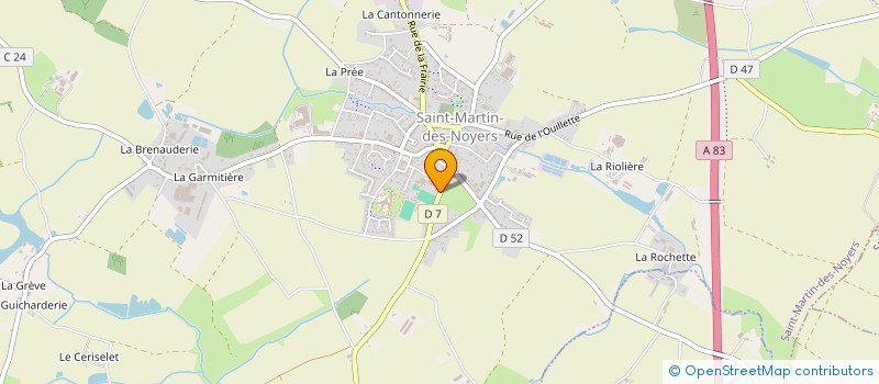 localisation de l'entreprise G-MF AVENTURE  SAINT-MARTIN-DES-NOYERS