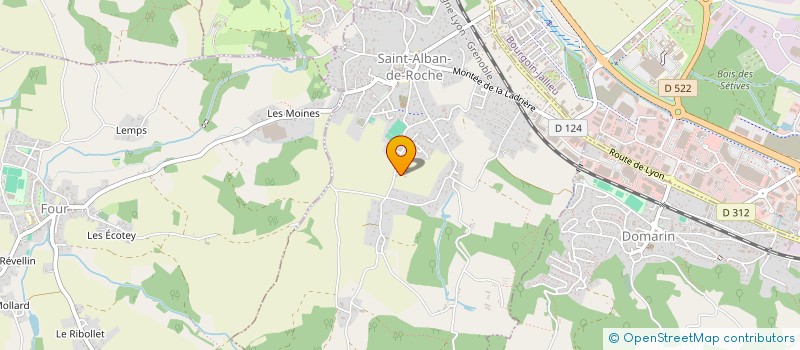 localisation de l'entreprise G MIGUEL ELECTRICITE  SAINT-ALBAN-DE-ROCHE