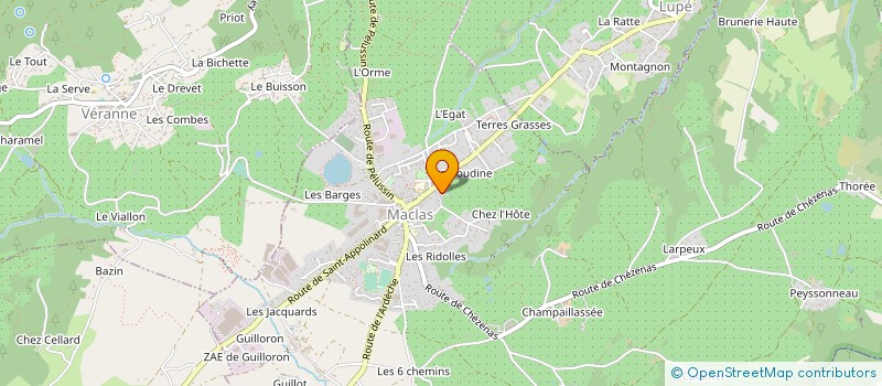 localisation de l'entreprise G.MOD à MACLAS
