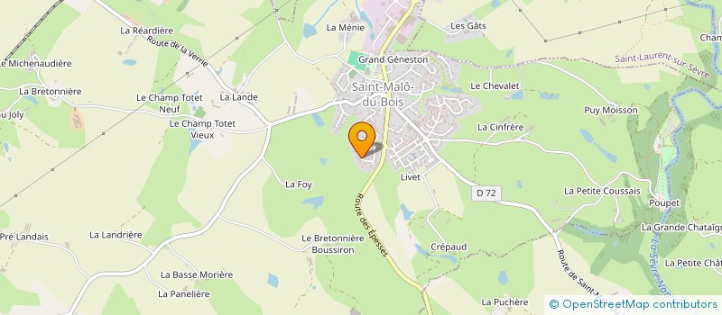 localisation de l'entreprise G MON BOIS  TREIZE-VENTS