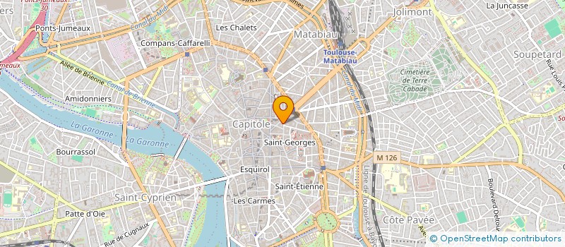 localisation de l'entreprise G-MONCAP  TOULOUSE