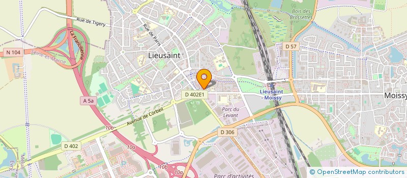 localisation de l'entreprise G. MONDINI FRANCE à LIEUSAINT