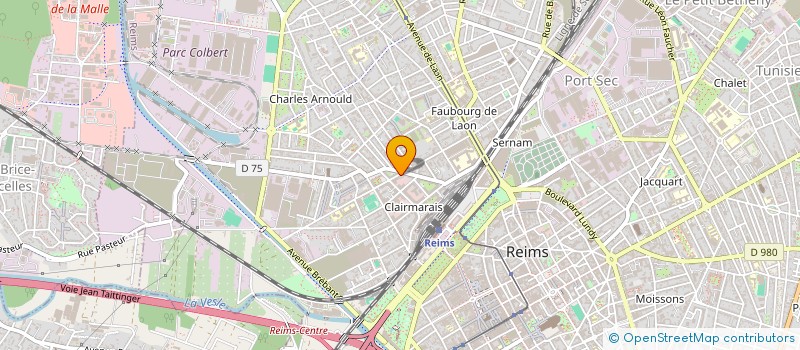 localisation de l'entreprise G MORNAY  REIMS