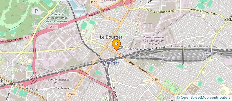 localisation de l'entreprise G.N.BAT à MONTREUIL