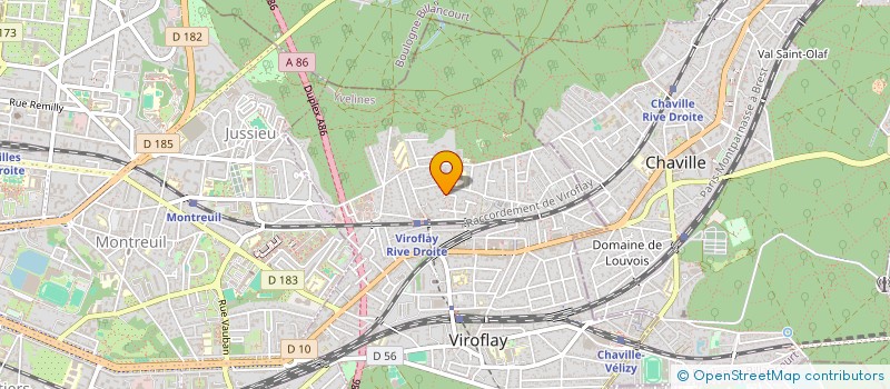 localisation de l'entreprise G.N.C  VIROFLAY