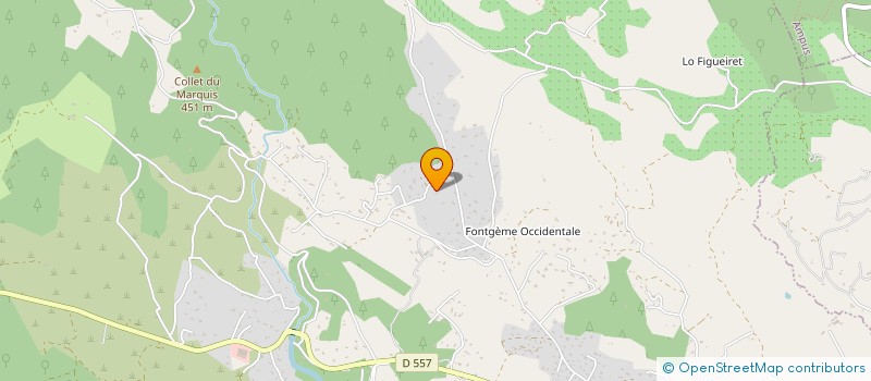 localisation de l'entreprise G.N.C.C LA MARECHALE  FLAYOSC