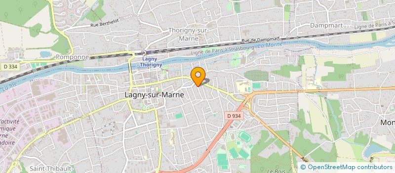 localisation de l'entreprise G.N.D FOCH à POMPONNE