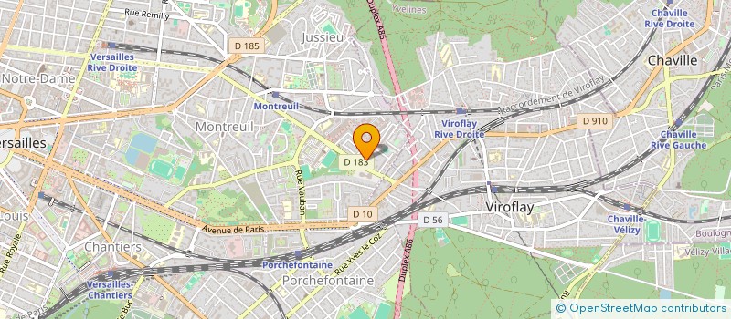 localisation de l'entreprise G N DISTRIBUTION à VERSAILLES