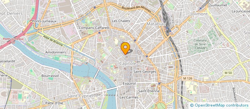 localisation de l'entreprise G.N.FINANCES HOLDING  TOULOUSE