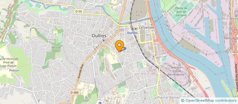 localisation de l'entreprise G N G  OULLINS-PIERRE-BENITE