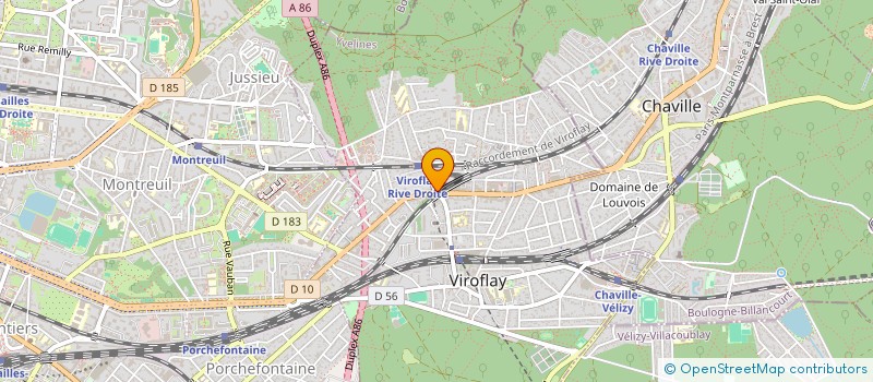 localisation de l'entreprise G.N. GROUPE  VIROFLAY