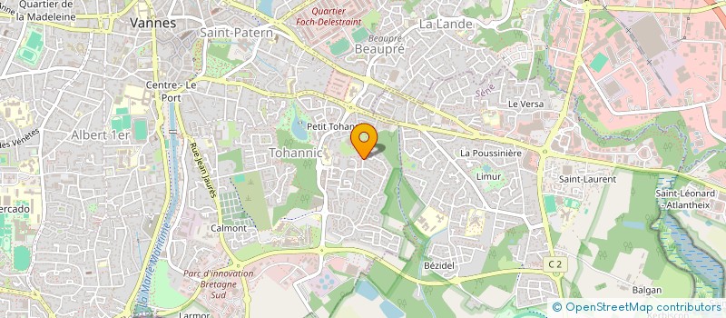 localisation de l'entreprise G.N.I.  VANNES