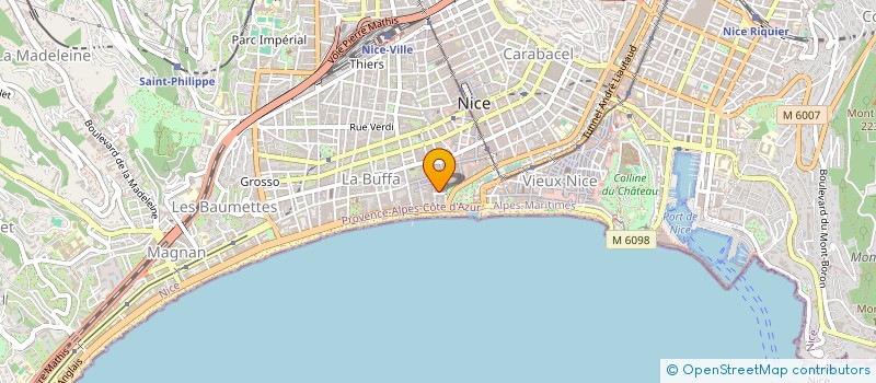 localisation de l'entreprise G.N.J à NICE