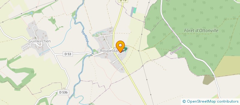 localisation de l'entreprise G.N.K. INDUSTRIE  ROUPELDANGE