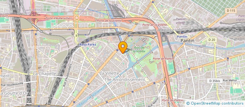 localisation de l'entreprise G.N.M  PARIS