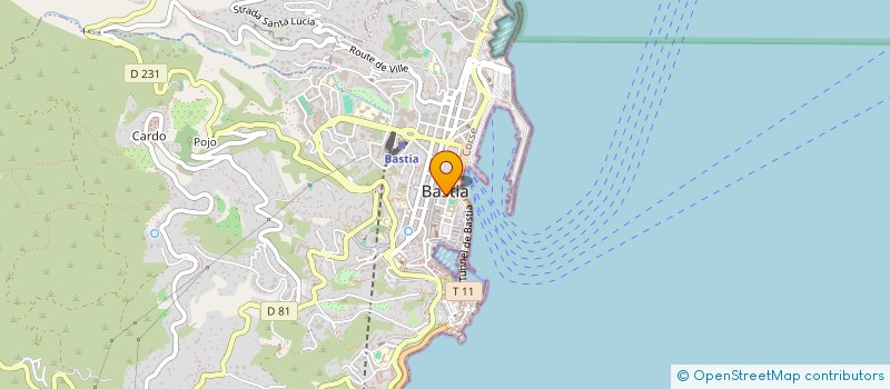 localisation de l'entreprise G N M N I DISTRIB CIMENT ASSOC à BASTIA
