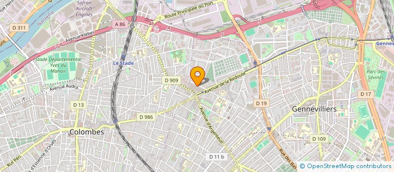 localisation de l'entreprise G.N MUSIC GROUP  ASNIERES-SUR-SEINE