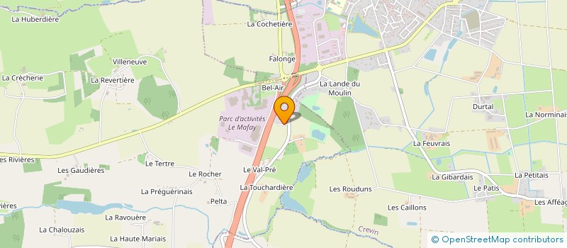 localisation de l'entreprise G.N. OUEST  BOURG-DES-COMPTES