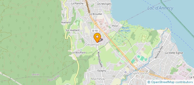 localisation de l'entreprise G.N.R à SEVRIER