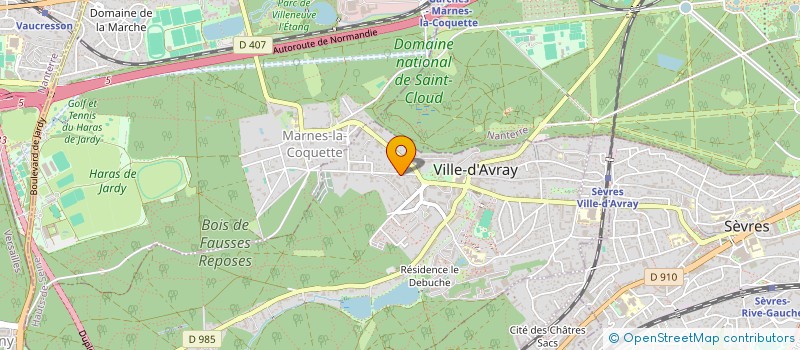 localisation de l'entreprise G N'S INVEST  VILLE-D'AVRAY