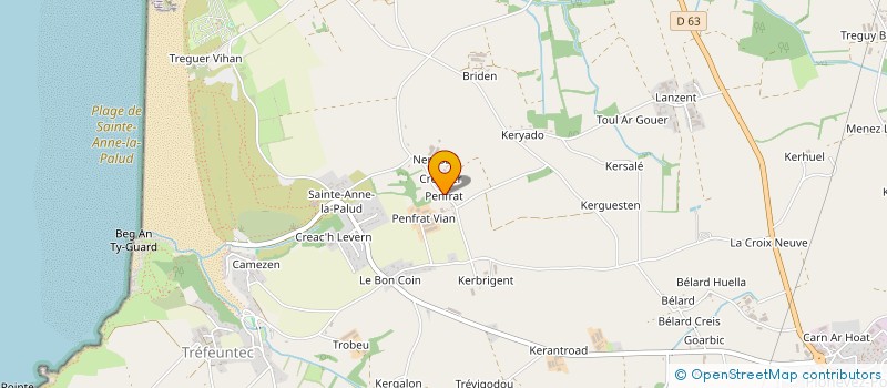 localisation de l'entreprise G.N. SERVICES  PLONEVEZ-PORZAY