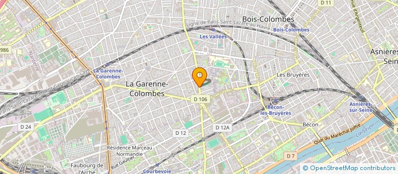localisation de l'entreprise G.N.TECH (GENUINE NAVA TECHNOLOGIE) à LA GARENNE-COLOMBES