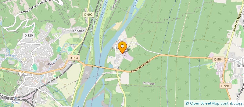 localisation de l'entreprise G - NATURE  RUFFIEUX