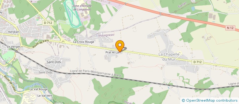 localisation de l'entreprise G. NEDELEC MORLAIX à PLOUIGNEAU