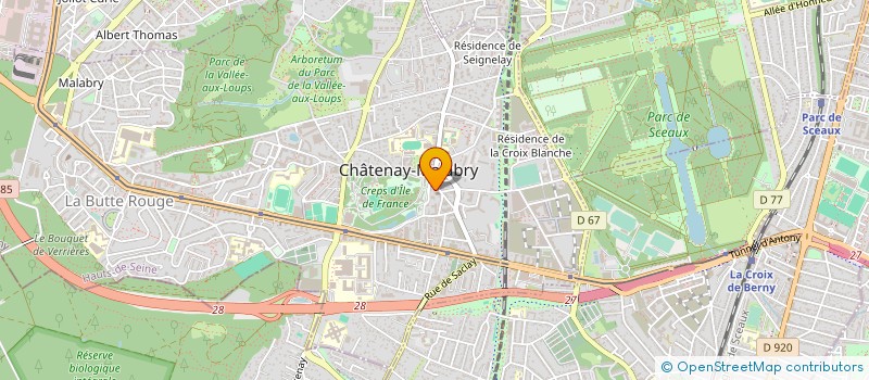 localisation de l'entreprise G-NERTECH à CHATENAY-MALABRY