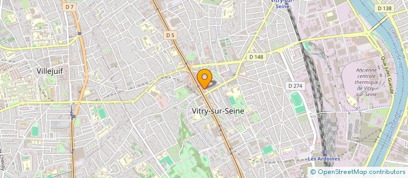 localisation de l'entreprise G-NOCID à VITRY-SUR-SEINE