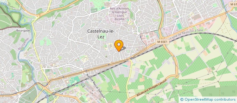 localisation de l'entreprise G NOVA MONTPELLIER  CASTELNAU LE LEZ