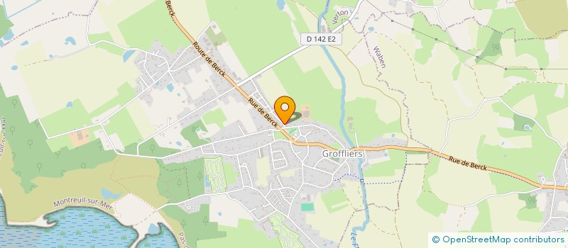 localisation de l'entreprise G.O.C.  GROFFLIERS