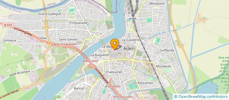 localisation de l'entreprise G.O. CONCEPT à ARLES
