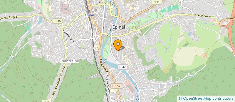 localisation de l'entreprise G O E à EPINAL