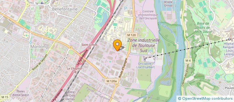 localisation de l'entreprise G O INVESTISSEMENTS à TOULOUSE
