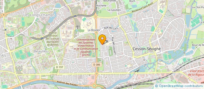 localisation de l'entreprise G O LOGICAL CONSULTING à CESSON-SEVIGNE