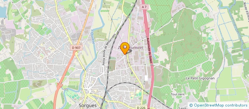 localisation de l'entreprise G.O.M.M  SORGUES