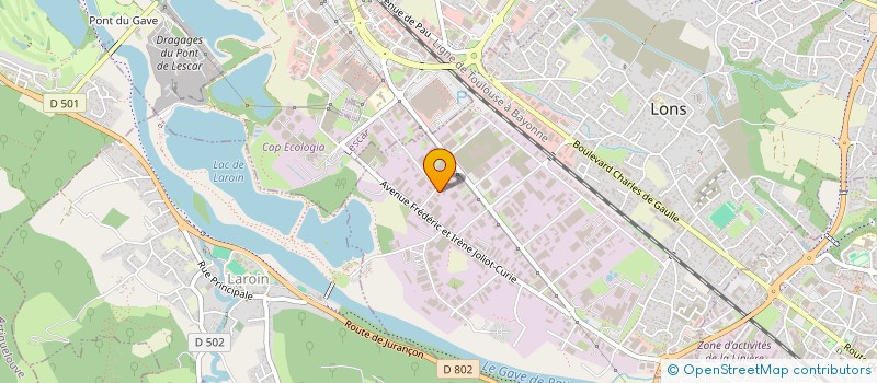 localisation de l'entreprise G.O PARTICIPATIONS à LONS