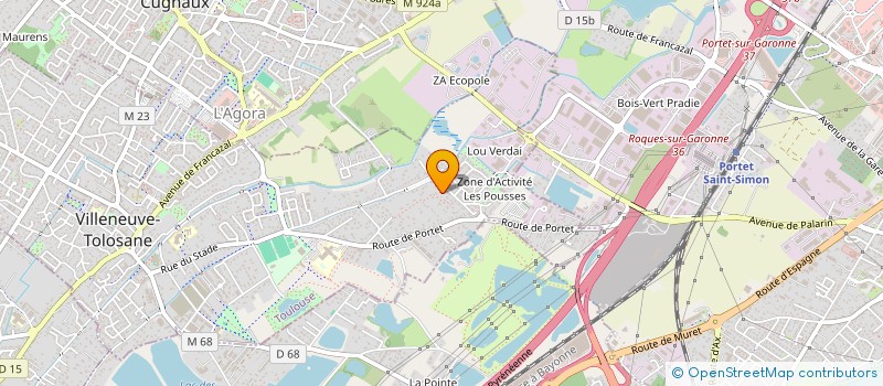 localisation de l'entreprise G.O.S.T INVESTISSEMENT à VILLENEUVE-TOLOSANE