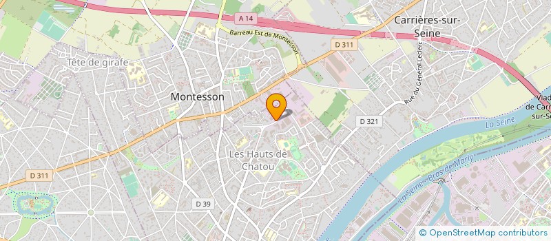 localisation de l'entreprise G.O SECURITE  CHATOU