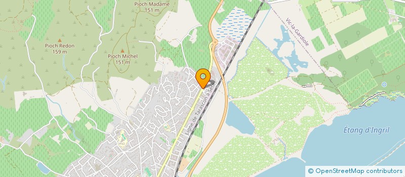 localisation de l'entreprise G.O SOCIETE à FRONTIGNAN