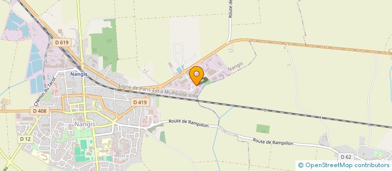 localisation de l'entreprise G OK S  NANGIS