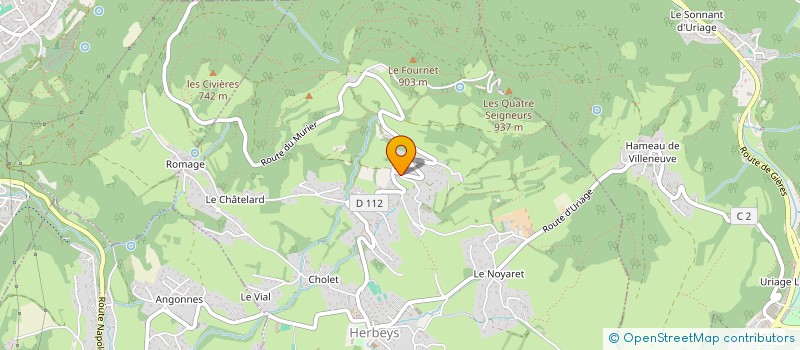 localisation de l'entreprise G.P.2  HERBEYS