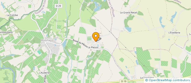 localisation de l'entreprise G. P. 2. D. E à ROSNAY