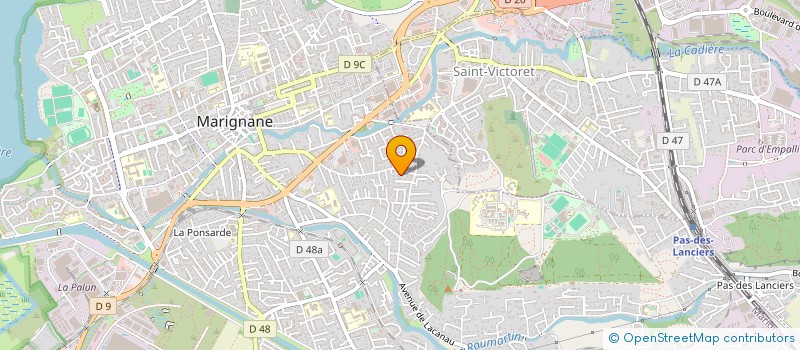 localisation de l'entreprise G P 2R  MARIGNANE