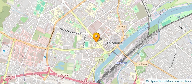localisation de l'entreprise G&P à THIONVILLE