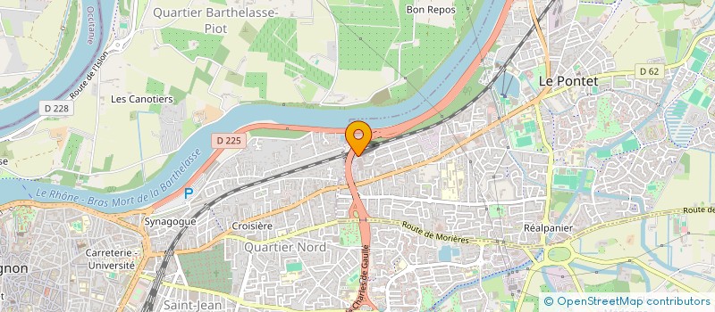 localisation de l'entreprise G P A  LE PONTET